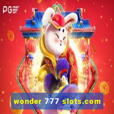 wonder 777 slots.com